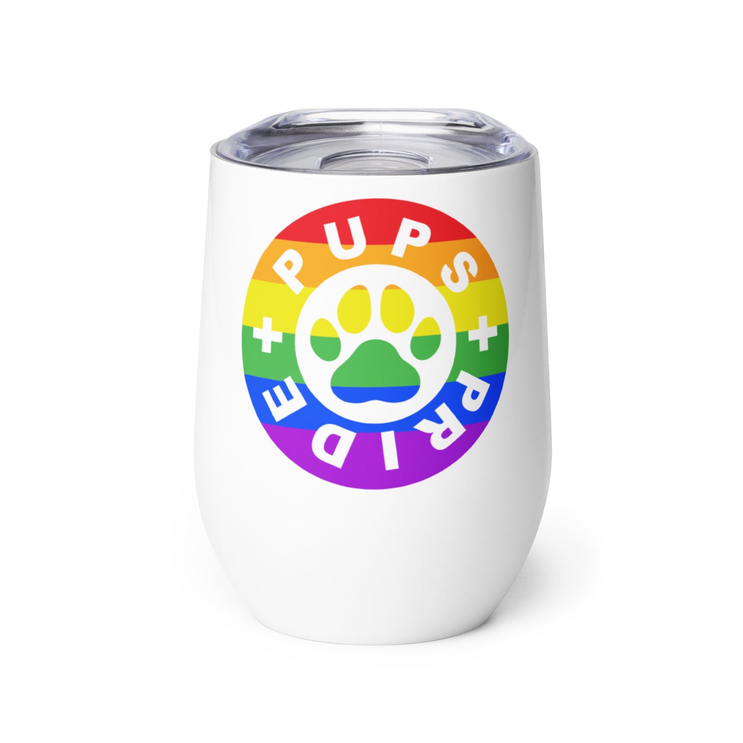 Pups & Pride Wine tumbler